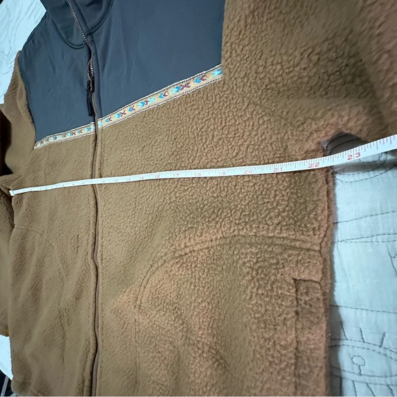 NWT Prana Hurricane Full Zip Fleece Jacket Sepia Brown - Picture 10 of 10